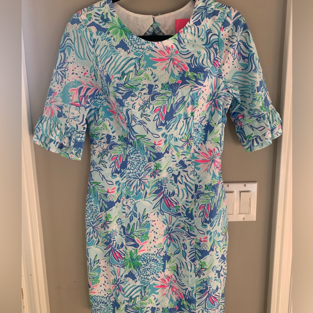 Ruffle Detail Lilly Pulitzer Dress